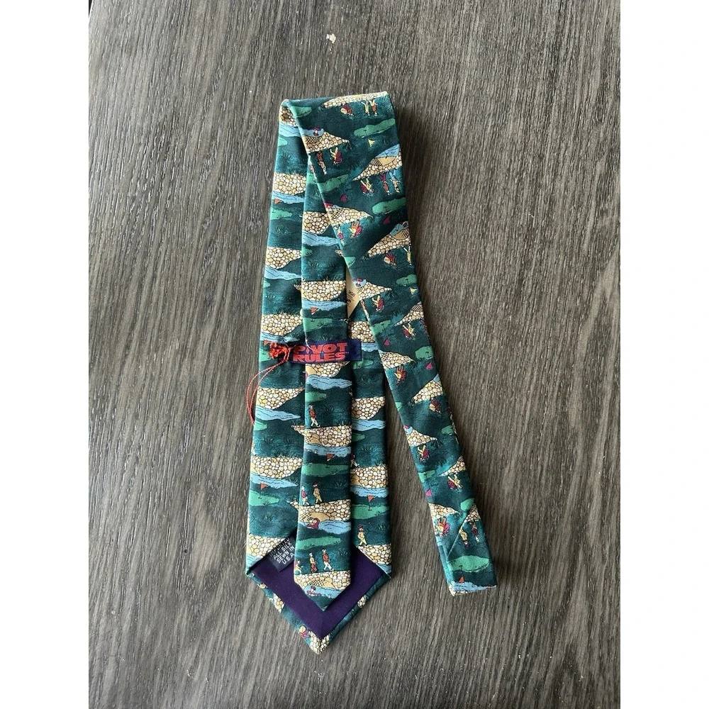 Pivot Rules Golf Theme Tie 